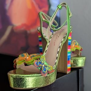 Betsey Johnson Noemi Butterfly Platform Heels